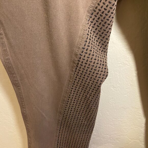 Goode Rider Vogue Jean Breeches | Size 30R | Brown Full Seat Silicone Grip - Picture 8 of 12